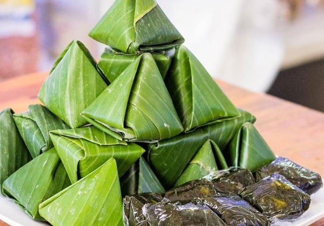 1. Bánh ít lá gai – đặc sản nổi tiếng ở Quy Nhơn